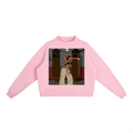 Essential Fleece Mock-Neck Crew Sweatshirt