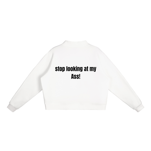 Essential Fleece Mock-Neck Crew Sweatshirt